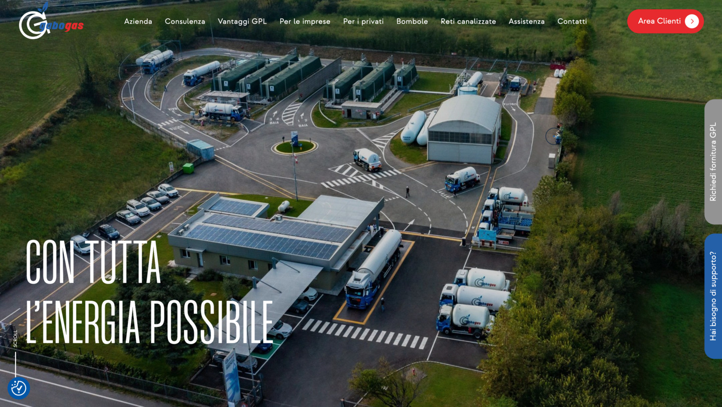 realizzazione sito web Gabogas